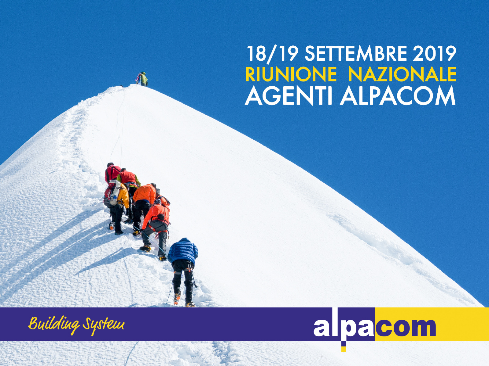 Riunione Nazionale Agenti Alpacom 2019.