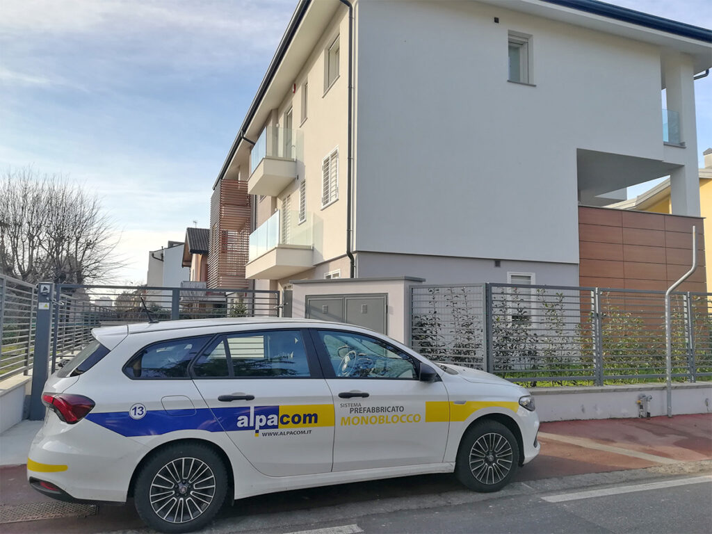 Cantiere Alpacom a Cernusco sul Naviglio
