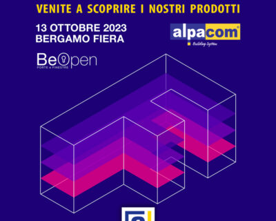 Be Open – 13 Ottobre 2023 Bergamo Fiera