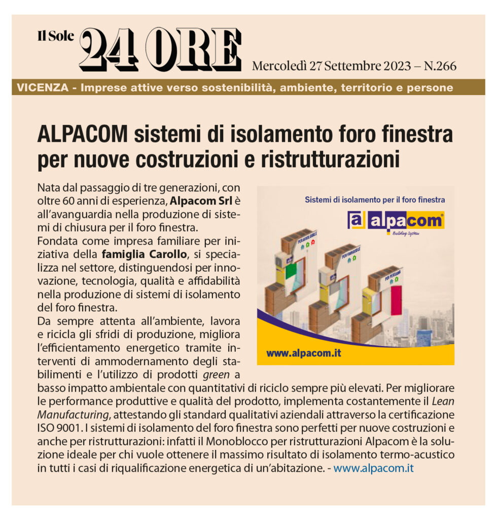 Alpacom Sole 24 Ore